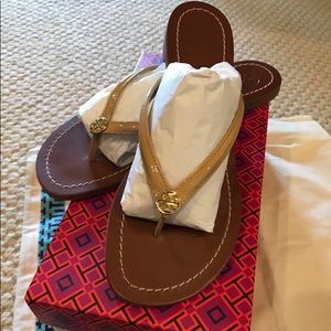 Tory Burch Patent Calf (nude) Sandle